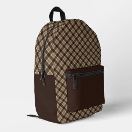 Bannockbane Scottish Clan Tartan Bedruckter Rucksack