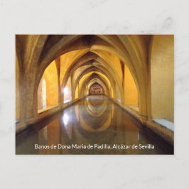 Banos de Dona Maria de Padilla, Schloss Sevilla Postkarte