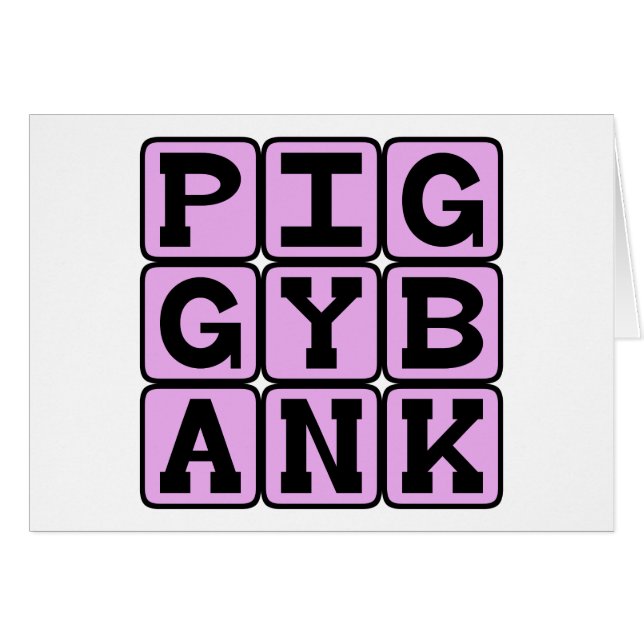 Banque Piggy, Détenteur De Pièce (Devant horizontal)
