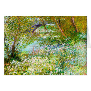 Banques de la peinture de la Seine Pont Clichy Van