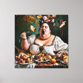 "Banquet of Chaos" Surreal farbenfrohe Kunstwerke Leinwanddruck