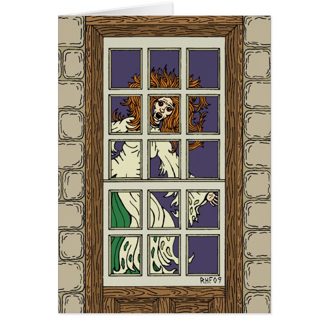 Banshee Grußkarte (Vorne)