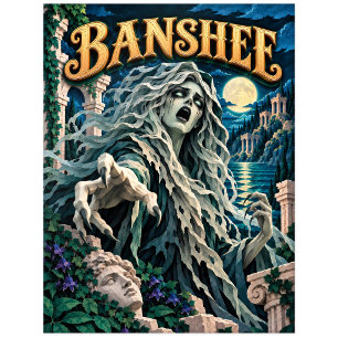 Banshee, Paper Cut Monster Postkarte