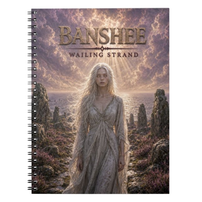 Banshee Wailing Strand Dark Cinema Notizblock (Vorderseite)