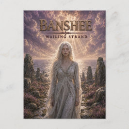 Banshee Wailing Strand Dark Cinema Postkarte