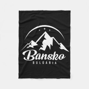 Bansko Bulgarien Skigebiet Skifahren Snowboarden Fleecedecke