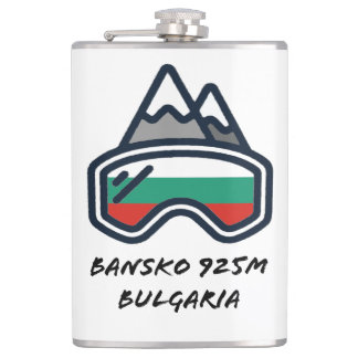 Bansko Ski Snowboard Resort Tasse Flachmann