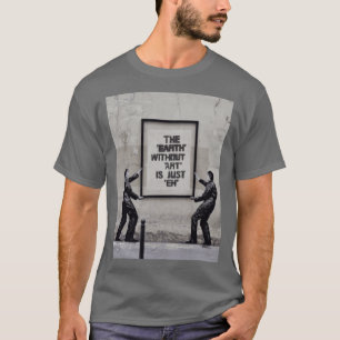 Bansky Street Art lustiger Freund T-Shirt