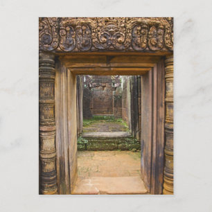 Banteay Srei Tempel, Angkor, Provinz Siem Reap, Postkarte