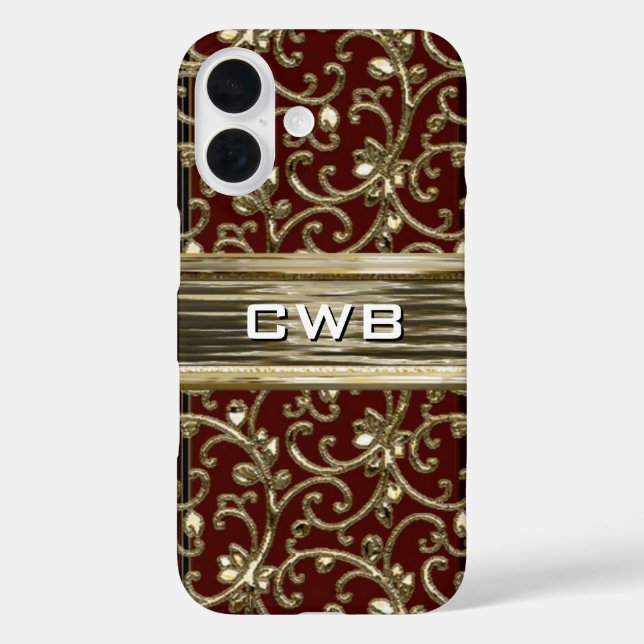 Banter Lorounrd Monogram iPhone 16 Hülle (Rückseite)