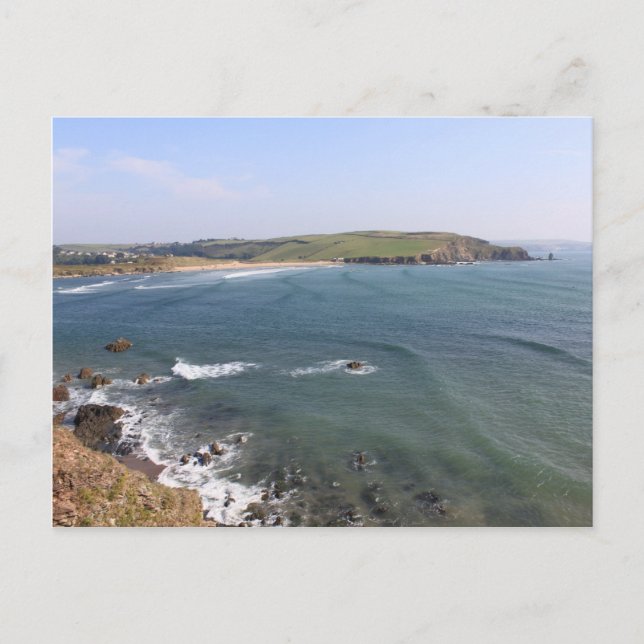 Bantham Beach von Bigbury, Devon Postkarte (Vorderseite)