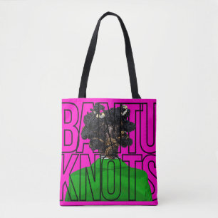 Bantu Knospen in Rosa und Grün Tasche