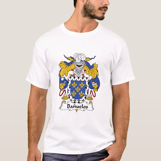 Banuelos Familienwappen-T - Shirt (Vorderseite)