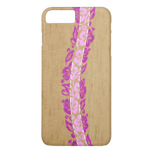 Banyans Hawaiian Hibiscus Faux-Holz-Surfboard Case-Mate iPhone Hülle