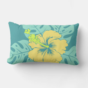 Banzai Beach Hawaiian Hibiscus Kissen für den unte
