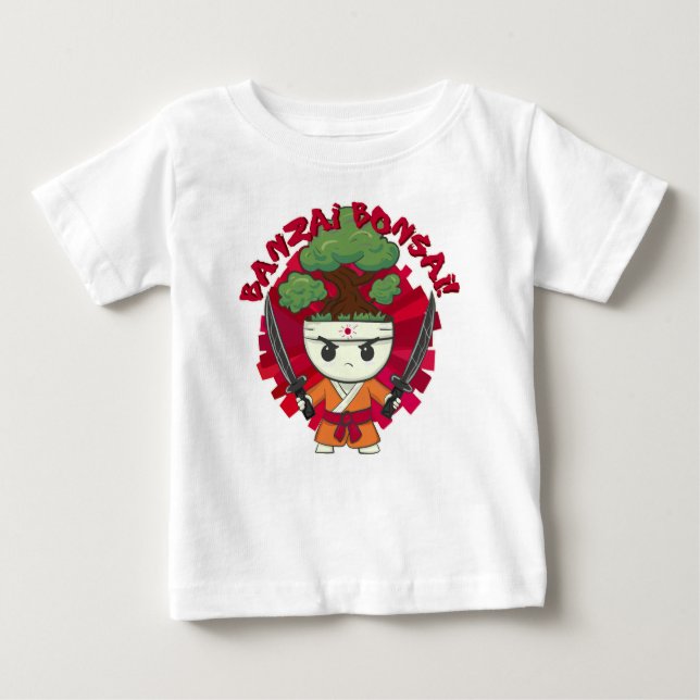 Banzai Bonsai! Baby T-shirt (Vorderseite)