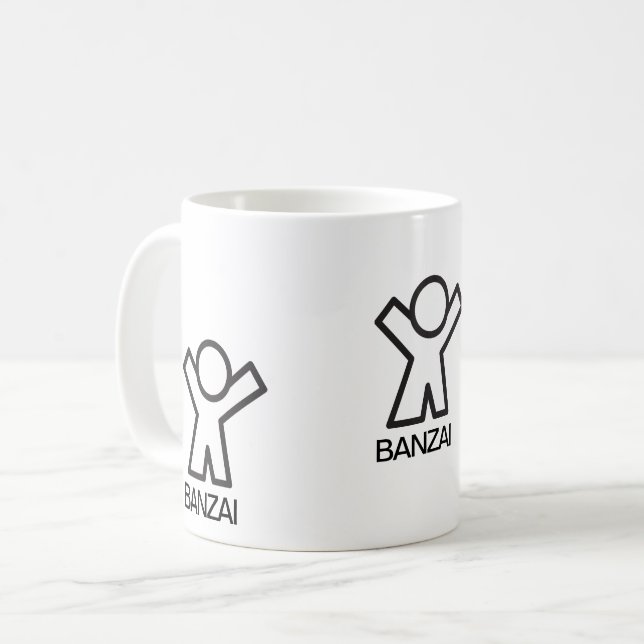 BANZAI BOYS KAFFEETASSE (Vorderseite Links)