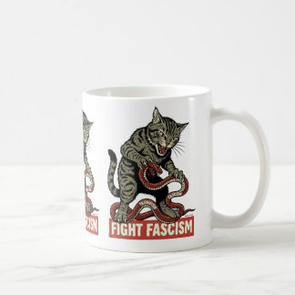 Banzai Kat Fight Fascism Kaffeetasse
