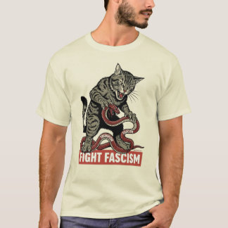 Banzai Kat Kampf gegen den Faschismus T-Shirt