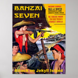 Banzai Seven - Angriff auf Jekyll Island Poster