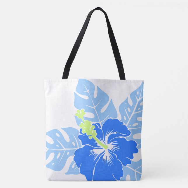 Banzai-Strand-hawaiischer HibiskusReversible Tasche (Vorderseite)