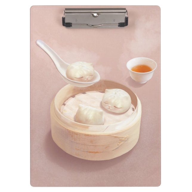 Bao Baby - Tea Time Bao Buddies Klemmbrett (Vorderseite)