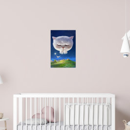 Bao Bao: Floating Among Stars Night Sky Dream Poster