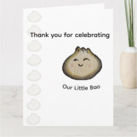 Bao-Dumpling-Geburtstagsfeier Danke