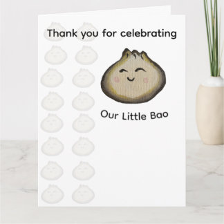 Bao-Dumpling-Geburtstagsfeier Danke