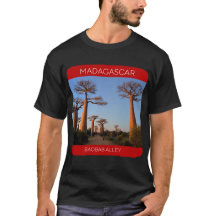 Baobab-Allee, Madagaskar Reise-T-Shirt