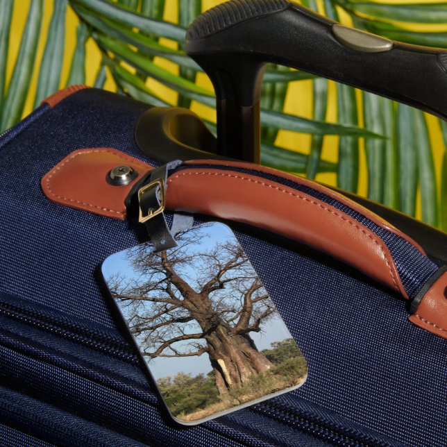 Baobab-Baum-Gepäckanhänger Gepäckanhänger (Vorderseite Insitu 1)