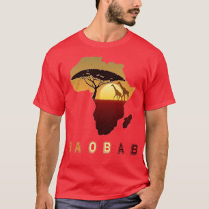 Baobab-BäumeSonnenuntergang Baobab-BaumAfrika Baob T-Shirt