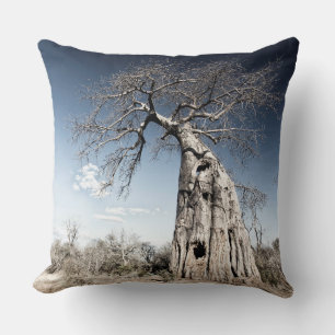 Baobab Tree at Mana Pools National Park, Simbabwe Kissen