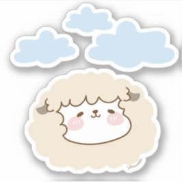 Baobao the Sheep - Niedliche Die Aufkleber