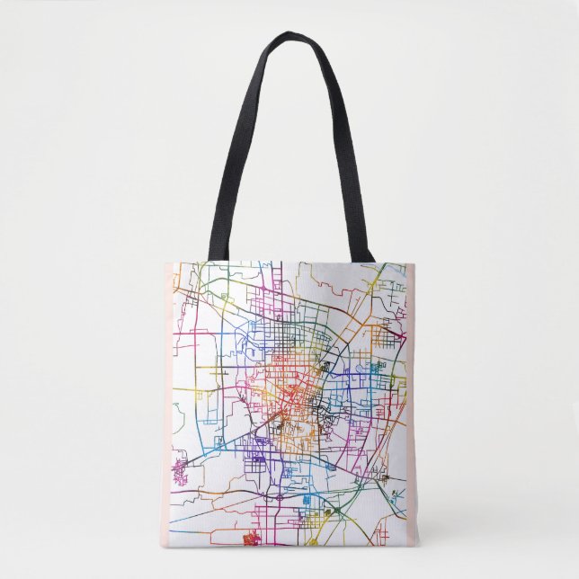 Baoding China Stadtplan Tasche (Vorderseite)