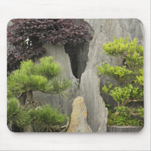 Baos Familiens Garten, Huangshan, China. 2 Mousepad