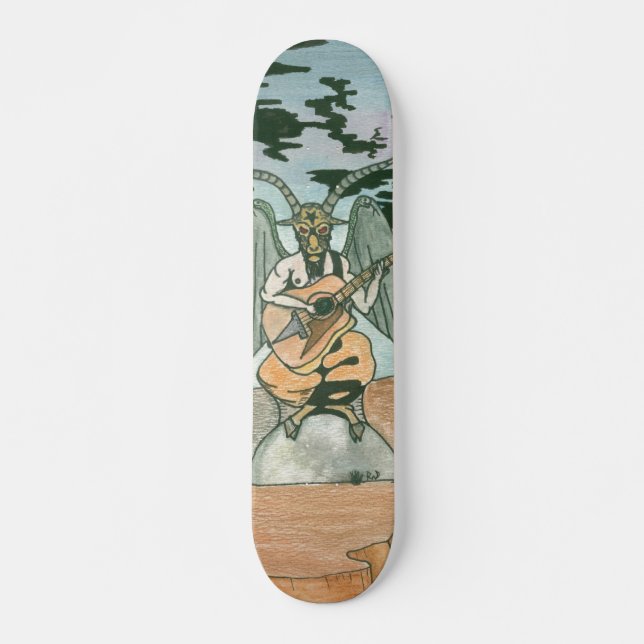 Baphomet 2 Brett Skateboard (Vorne)