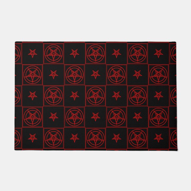 Baphomet Fußmatte (Vorderseite)