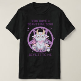 Baphomet Gib mir dein Soul Niedlich Kawaii T-Shirt