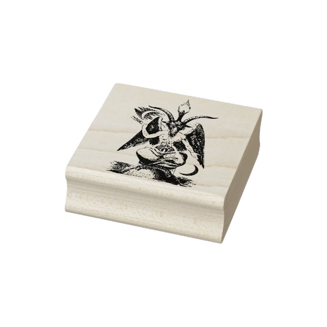 Baphomet Gummistempel (Stempel)