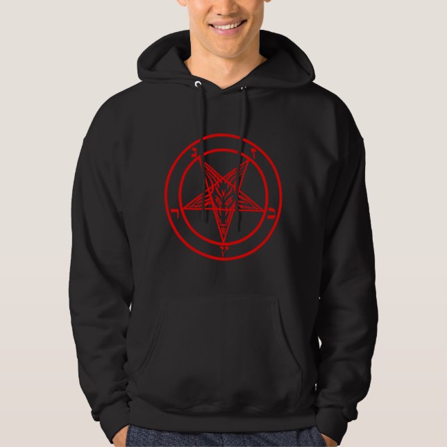 Baphomet Hoodie (Vorderseite)
