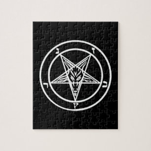 Baphomet Invertierte Pentagramm Ziegenziege Satani