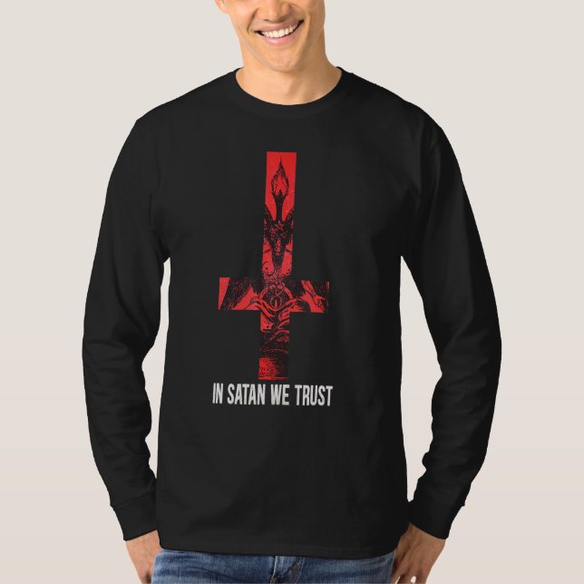 Baphomet ist mein Spirit Animal Satan Black Cully  T-Shirt (Vorderseite)