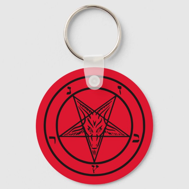 Baphomet Keychain Schlüsselanhänger (Vorderseite)