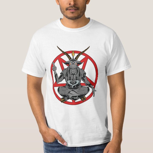 Baphomet König der Hölle T-Shirt (Vorderseite)