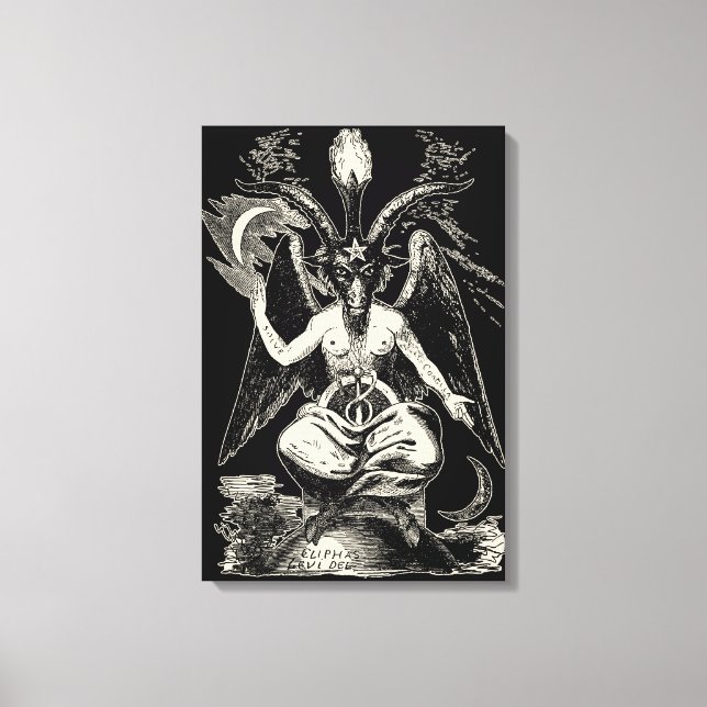 Baphomet Leinwanddruck (Vorderseite)