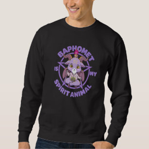 Baphomet Mein spirituelles Tier Esoterisch Süß Sat Sweatshirt