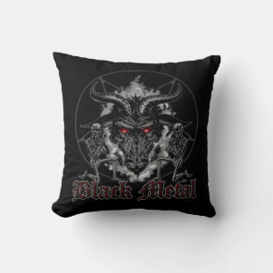 Baphomet Pentagram Black Metal Kissen