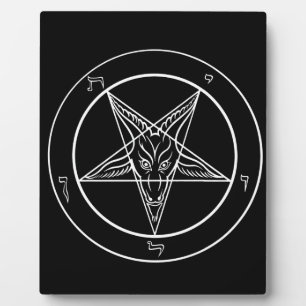 Baphomet Plaque Fotoplatte