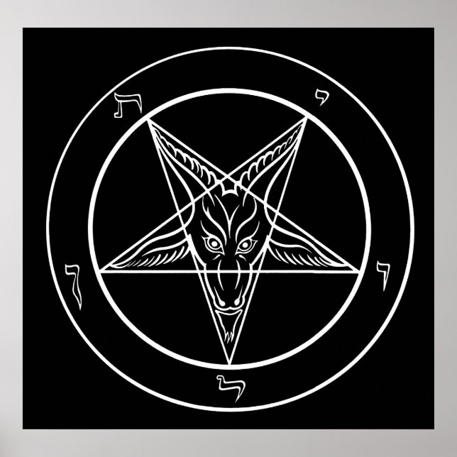 Baphomet Poster - 2,5 m² (Vorne)